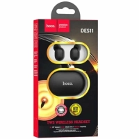 Наушники беспроводные bluetooth hoco DES11, TWS черные