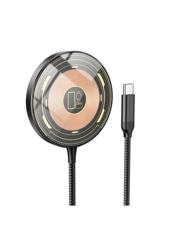 Зарядное устройство Hoco CW45, беспроводное, 3 в 1, магнитное