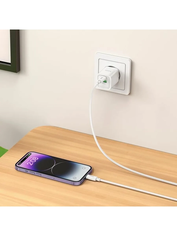 Быстрая сетевая зарядка 30 Вт с кабелем lightning