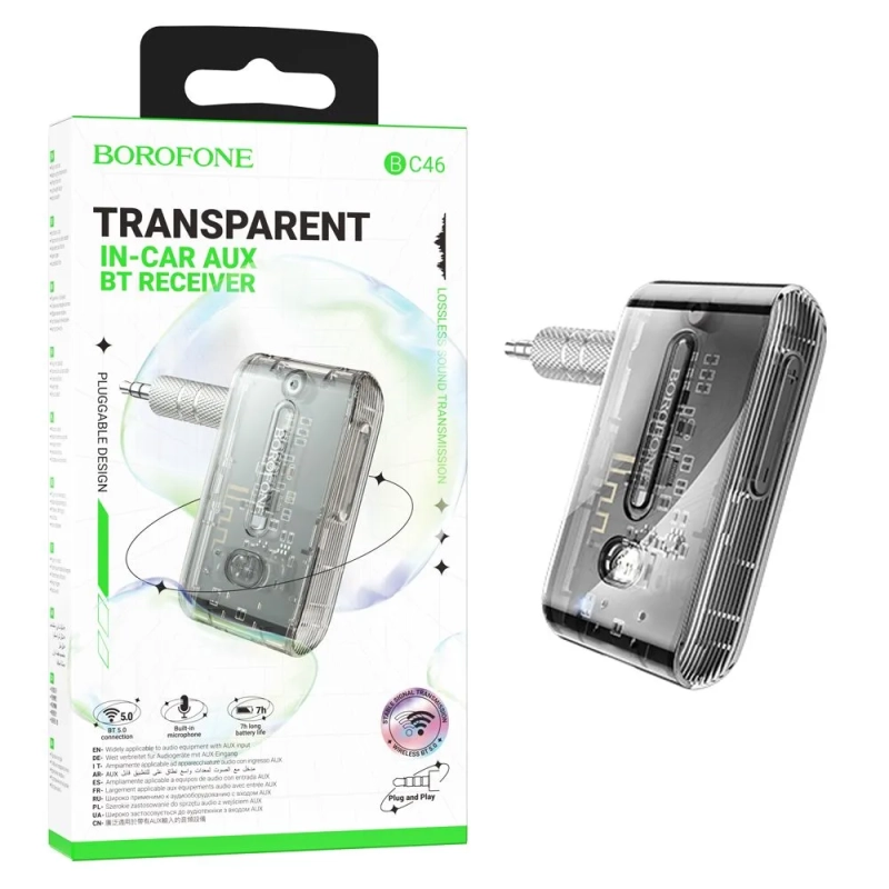 FM-трансмиттер Bluetooth Borofone BC46