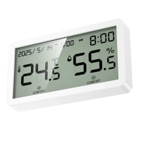 Термометр гигрометр комнатный с часами HX42 5в1