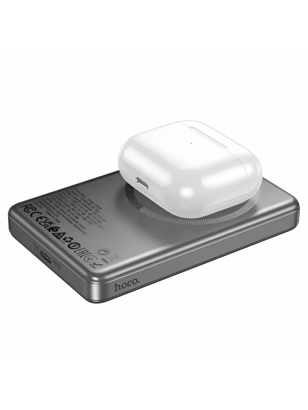 Внешний аккумулятор Hoco Q26A, 10000 mAh с беспроводной зарядкой