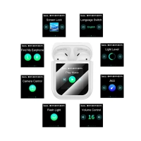 Беспроводные наушники EW80 BT TWS, сенсорный экран