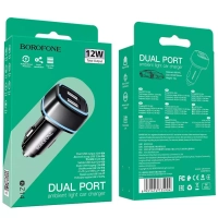 Автомобильное З/У USB Borofone BZ14 (2USB/12W)