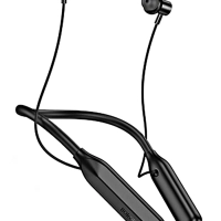 Наушники беспроводные блютуз спортивные на шею с микрофоном