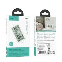 Термометр гигрометр комнатный с часами HX42 5в1