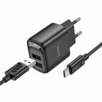 Зарядное устройство для iPhone и android+кабель USB-A-TYPE-C