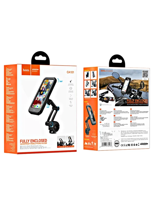 Держатель для телефона на мотоцикл велосипед hoco CA101