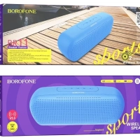 Колонка беспроводная BOROFONE BR11,(AUX/TF/USB) синий