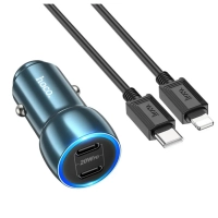 Автомобильное зарядное устройство, 2 PD 40W (Z48)