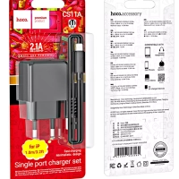 Зарядное устройство Hoco CS11A Ocean + кабель Lightning