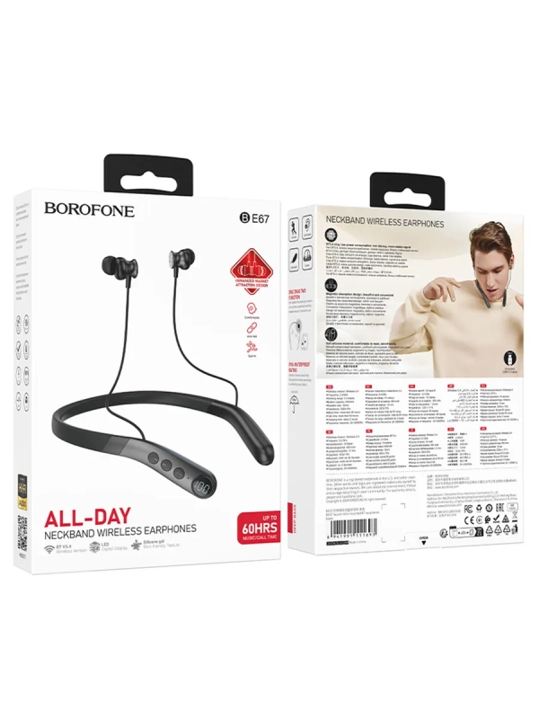 Беспроводные наушники для спорта и бега с микрофоном