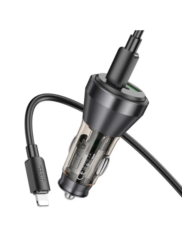 Автомобильное зарядное устройство hoco "NZ12D Lucky" 60W
