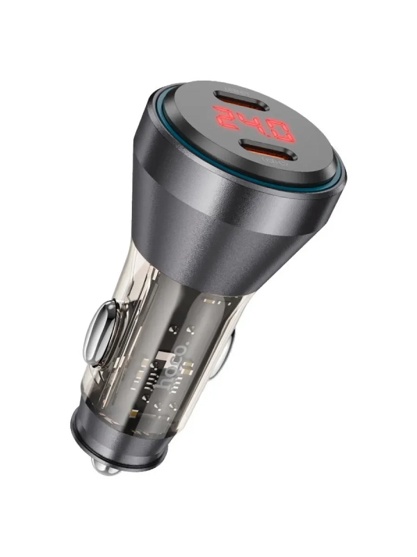 Автомобильное зарядное устройство NZ12C 60W TypeC 30W + 30W