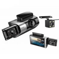 Видеорегистратор Hoco DI64 Wi-Fi с экраном 3.0, 3 камерами