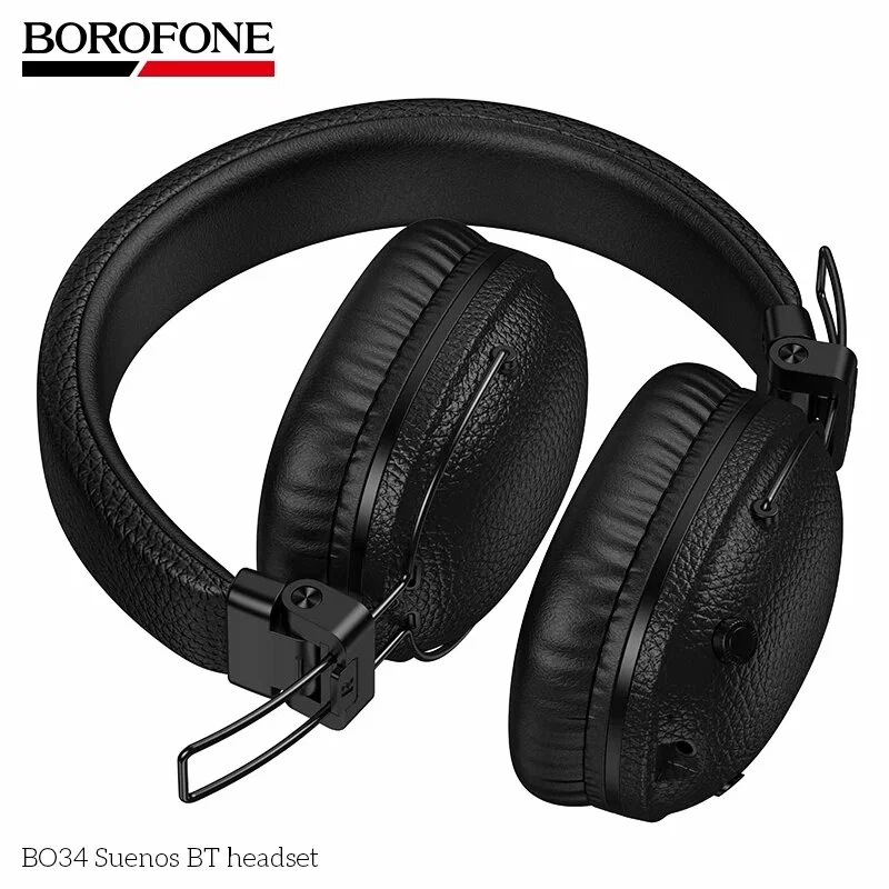 Наушники беспроводные полноразмерные ретро Borofone