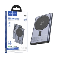 Быстрый тонкий Magsafe магнитный повербанк 5000 m*Ah Q32