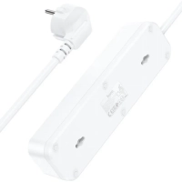 Сетевой фильтр Hoco NS2 White 3 гнезда плюс 3USB