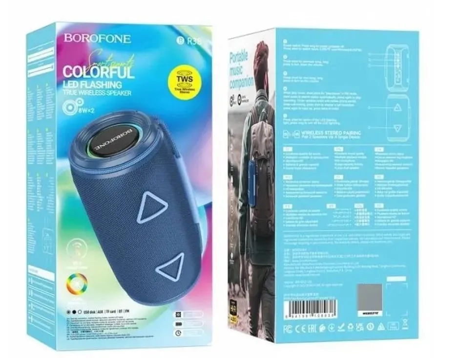 Портативная колонка Borofone BR38 синяя
