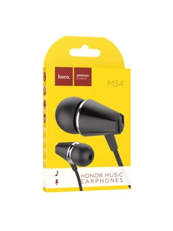 Наушники проводные с микрофоном M34