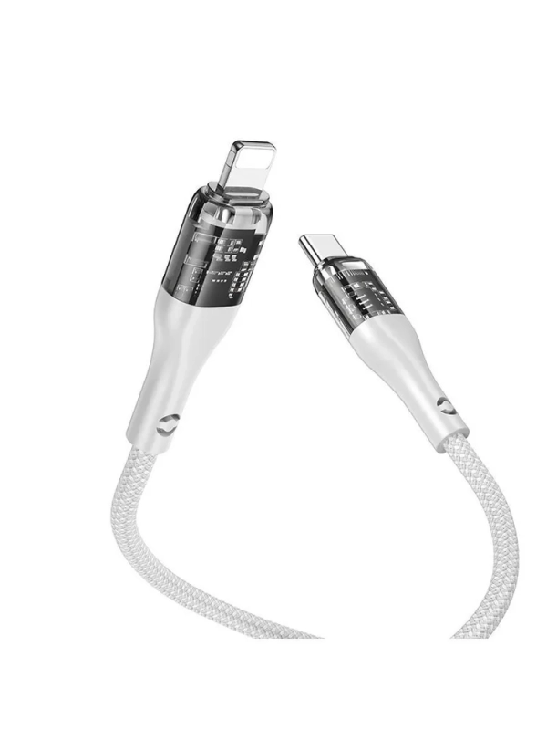 hoco Кабель для мобильных устройств Apple Lightning/USB Type-C, белый