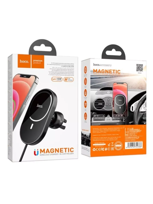 Автодержатель с беспроводной зарядкой CA90