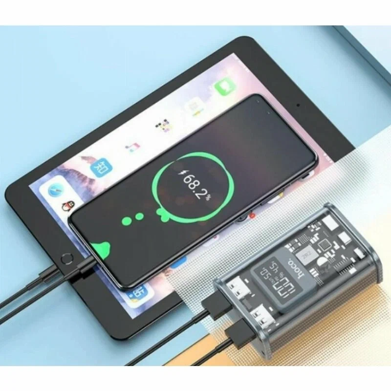 Внешний аккумулятор (Power Bank) Hoco J105, 10000 mAh, серый