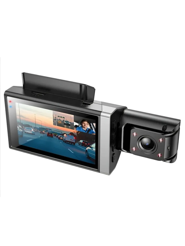 Видеорегистратор Hoco DI64 Wi-Fi с экраном 3.0, 3 камерами