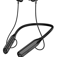 Наушники беспроводные блютуз спортивные на шею с микрофоном