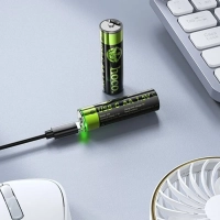 Батарейки АА аккумуляторные, перезаряжаемые, набор 2 шт