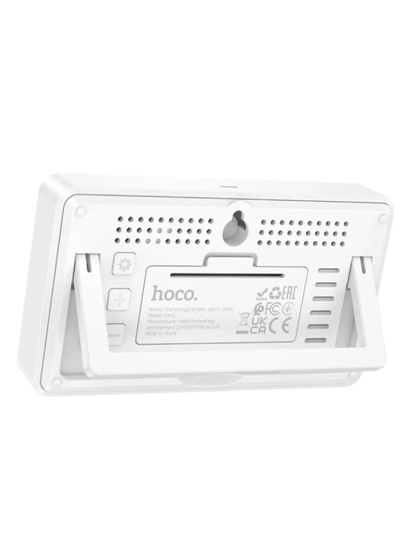 Термометр гигрометр комнатный с часами HX42 5в1