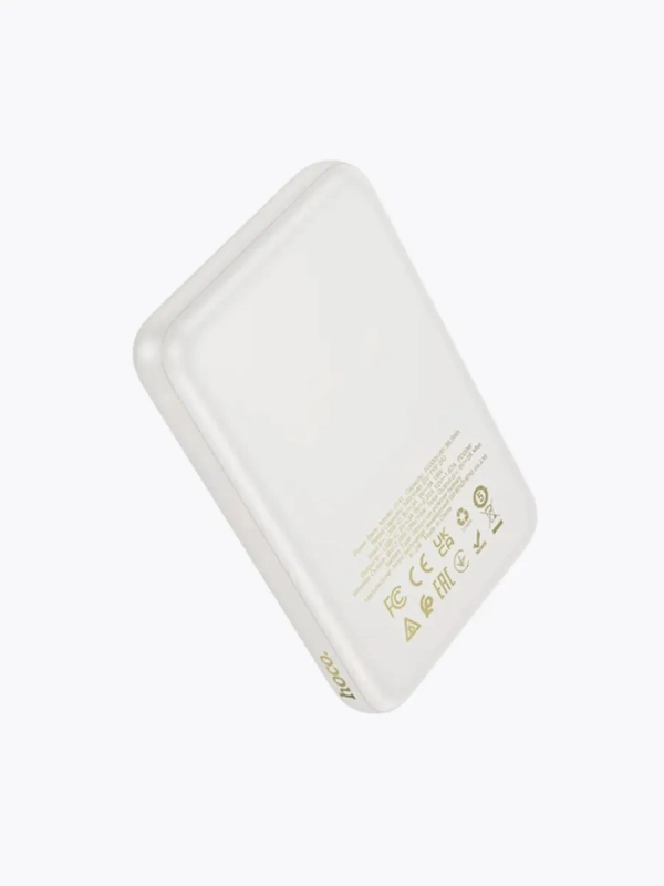 Быстрая зарядка. Беспроводной повербанк Hoco J141 10000 mAh ,белый