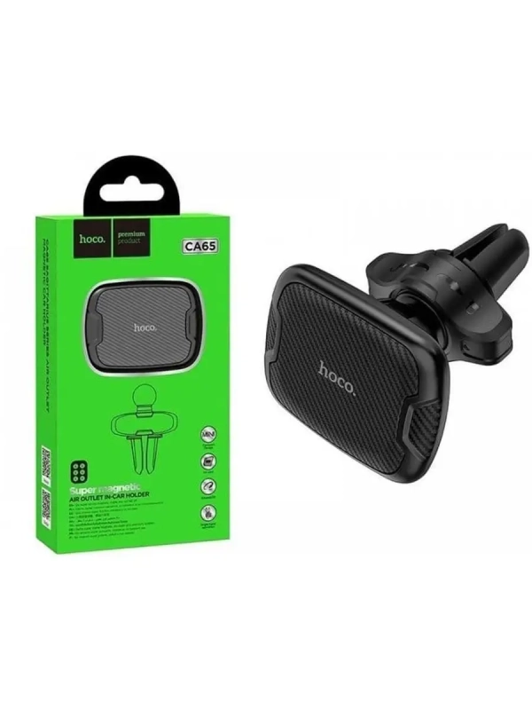 Держатель в авто CA65 (магнитный, в дефлектор) черный