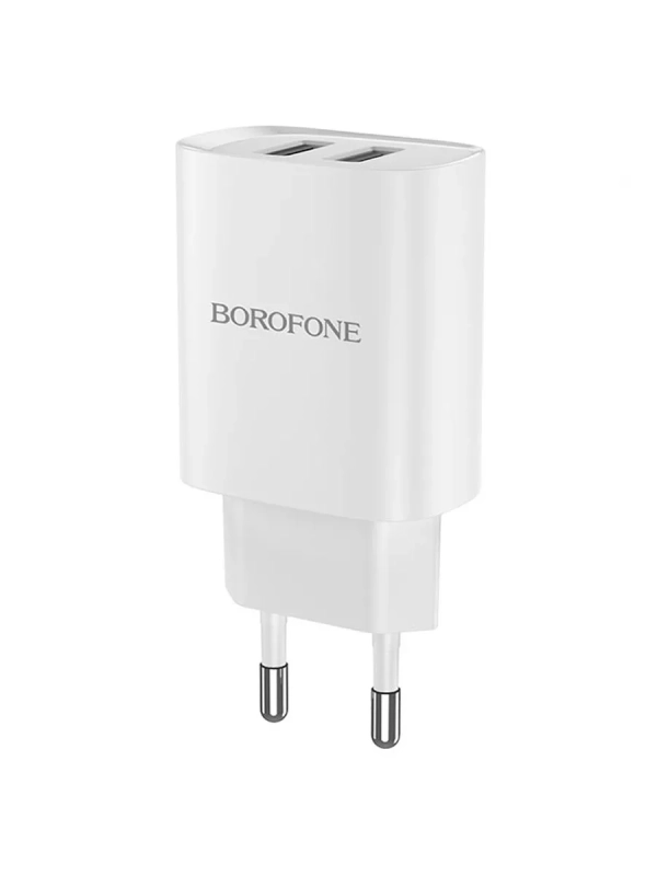 Сетевое зарядное устройство 2xUSB 2.1A 10W белый