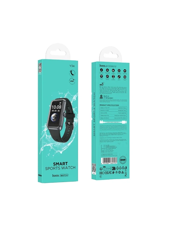 Смарт-часы HOCO Y34 черные