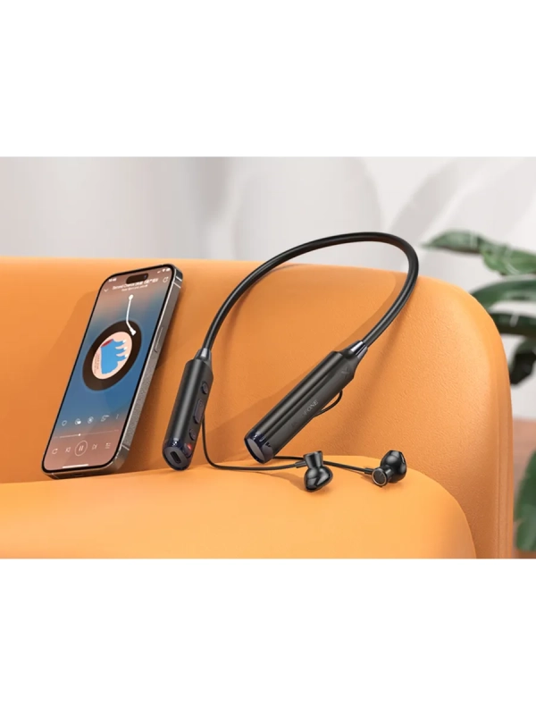 Беспроводные наушники BOROFONE BE64 Perfect neckband черный