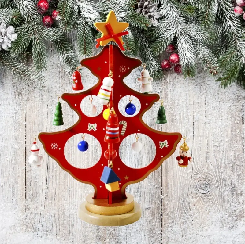 Ёлочка с игрушками складная