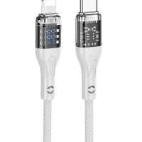 hoco Кабель для мобильных устройств Apple Lightning/USB Type-C, белый