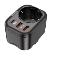 Сетевой фильтр HOCO NS3 1 гнездо + PD 20W + 2USB QC3.0 18W