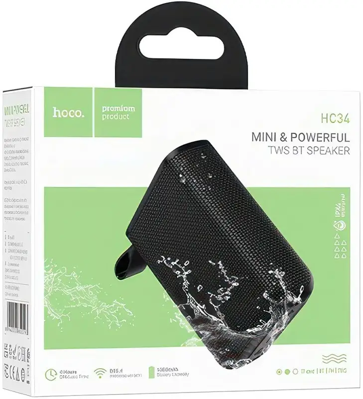 Портативная колонка HC34 черная