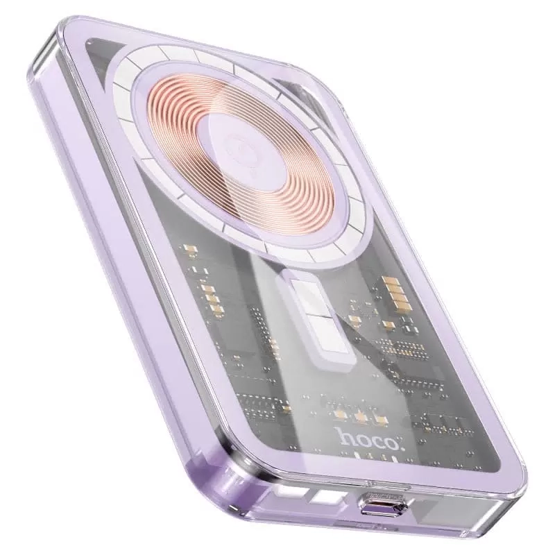 Магнитный аккумулятор с беспроводной зарядкой HOCO Q14A