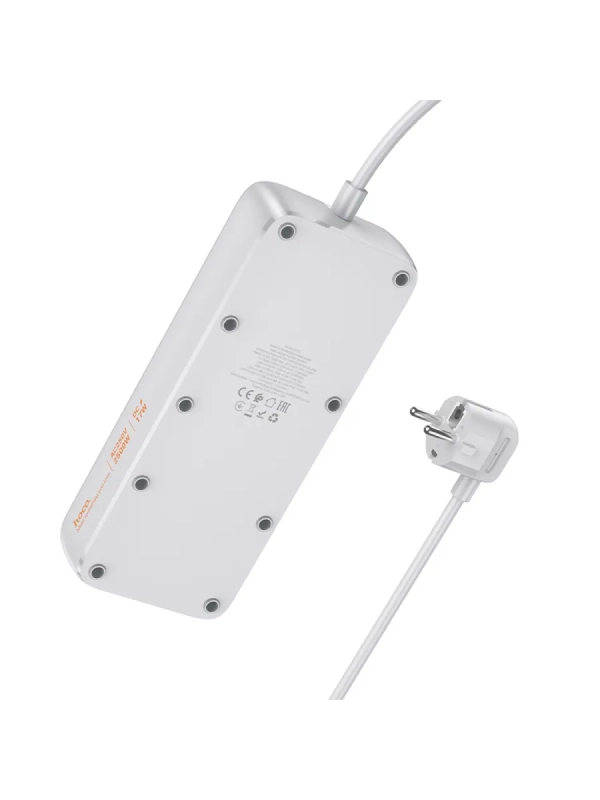 Сетевой фильтр на 4 розеток+3 USB+1 PD, 3м, AC21, HOCO