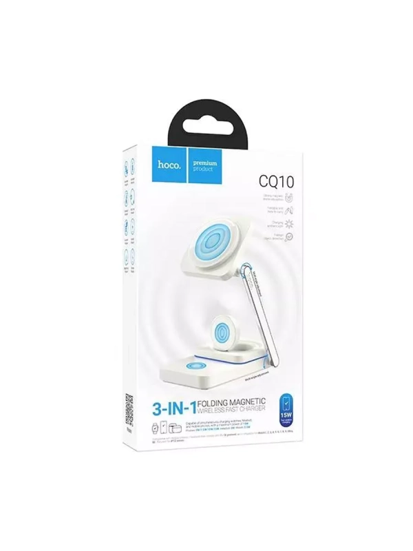 Складная зарядная станция CQ10 3 в 1 15 Вт