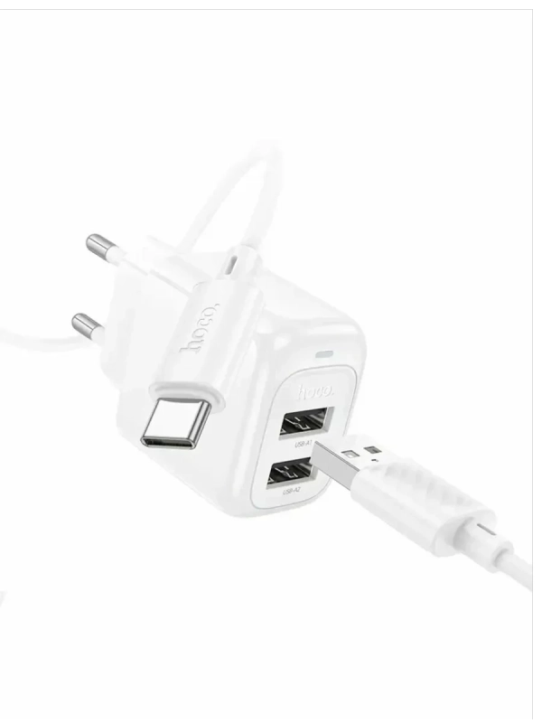 Сетевое зарядное устройство HOCO CS51A с кабелем Type-C