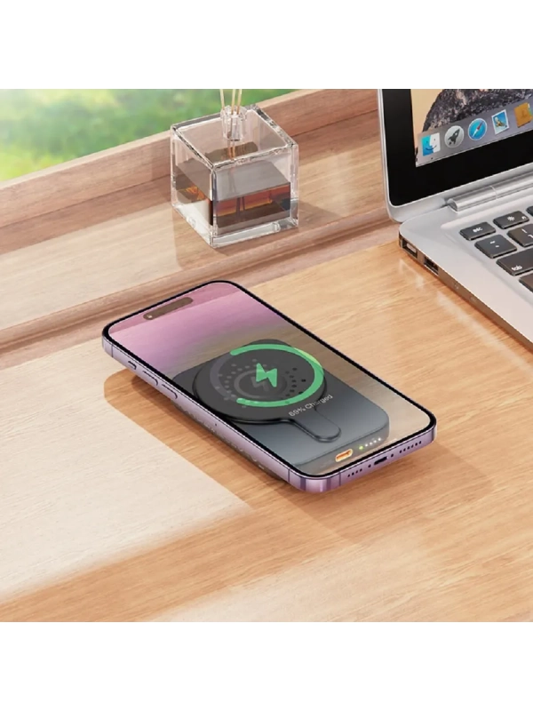 Пауэрбанк Hoco J117 5000 mAh с беспроводной зарядкой