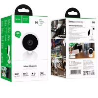 Камера видеонаблюдения HOCO D3 Wi-Fi, HD (2304*1296) белый