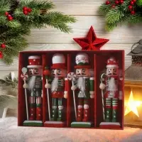 Набор Щелкунчиков 4пр.12см