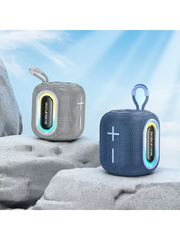 Портативная колонка BOROFONE BR39 (Bluetooth/USB/TF/AUX/3 ч/1200 mAh/10Вт) синяя