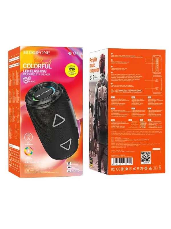 Портативная колонка Borofone BR38 черная