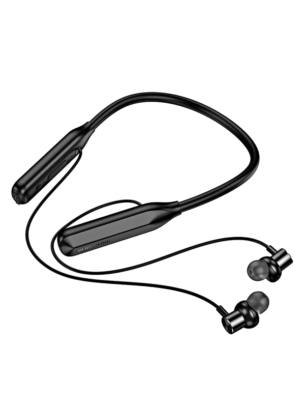 Наушники беспроводные блютуз спортивные на шею с микрофоном